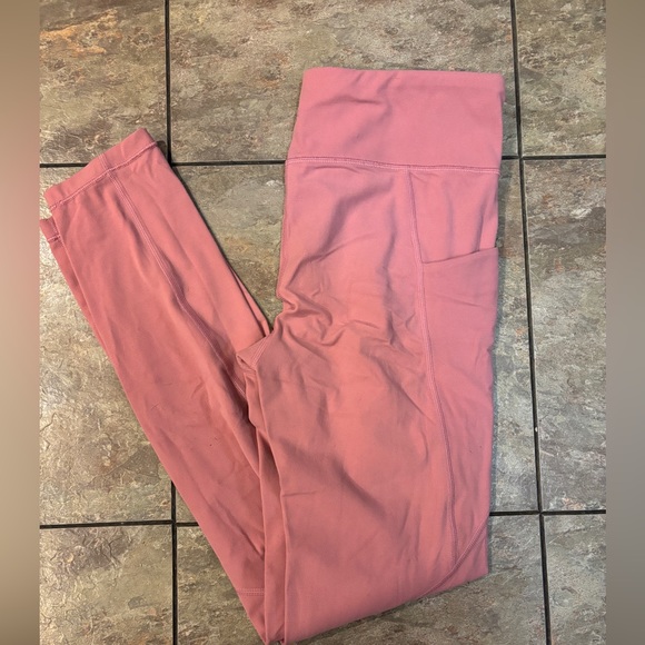 Athleta Girl Pink Leggings 16 - Picture 3 of 4